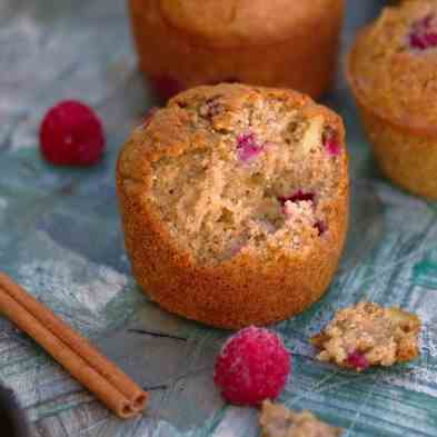 Raspberry Rye Muffins