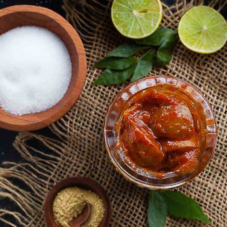 south indian lime pickle