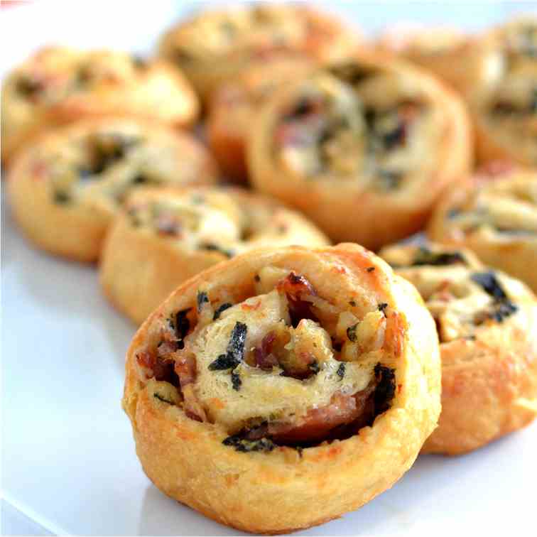 Chicken and Spinach Pinwheels