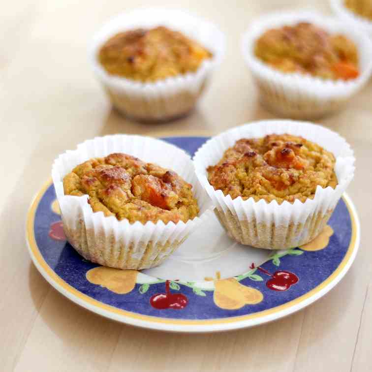 Apricot Almond Low Carb Muffins
