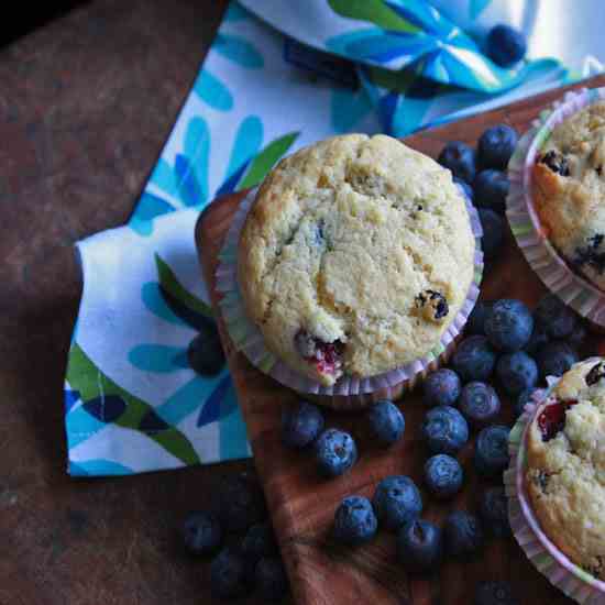 Double Blue Muffins