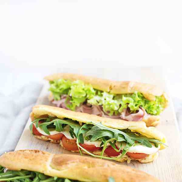 Parmesan Eclair Sandwiches
