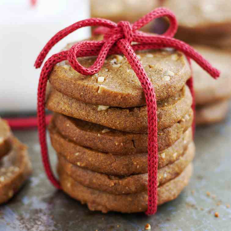 Ginger Almond Cookies