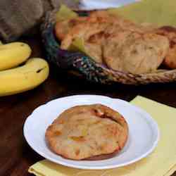 Mangalore banana buns or poories