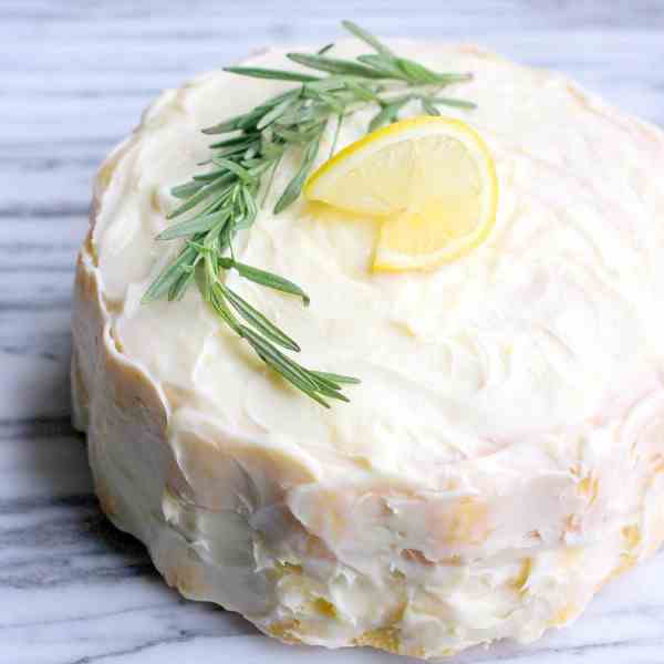 Lemon-Rosemary Layer Cake