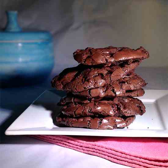 Chocolate Volcano Cookies