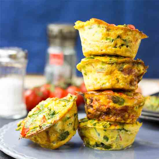 Low Carb Egg Breakfast Muffins 