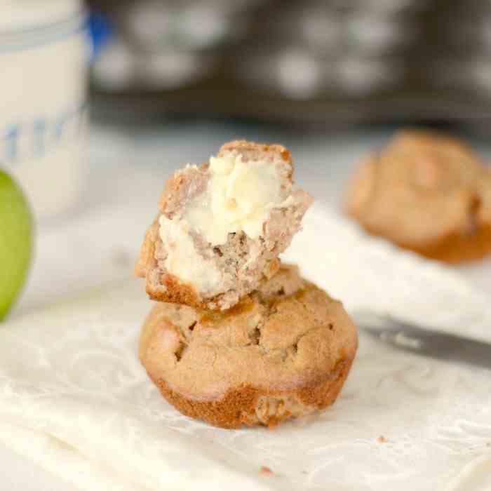 Coconut Flour Apple Muffins