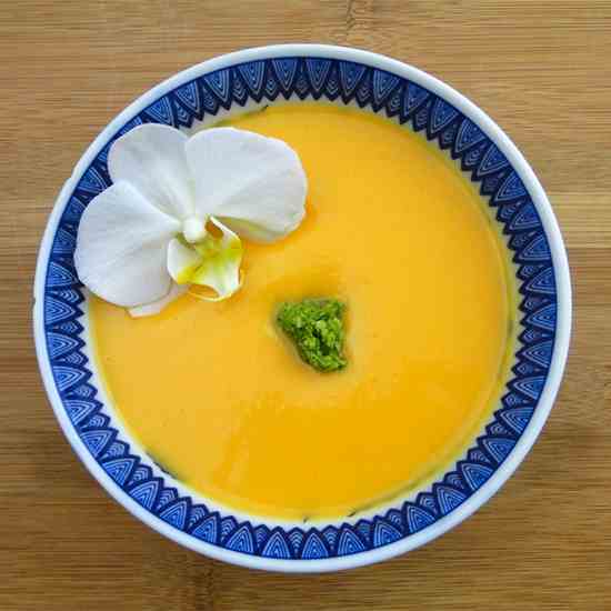butternut squash soup with coconut