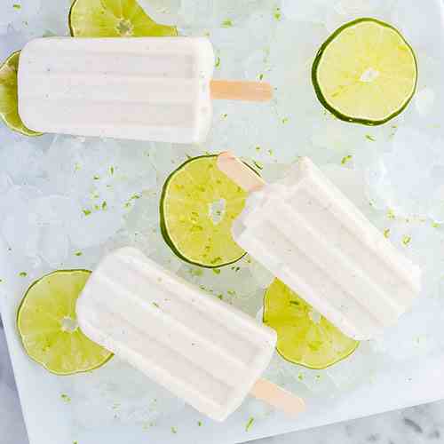 Spicy Coconut Lime Popsicles