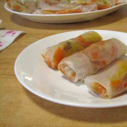 Spring roll with vegetables