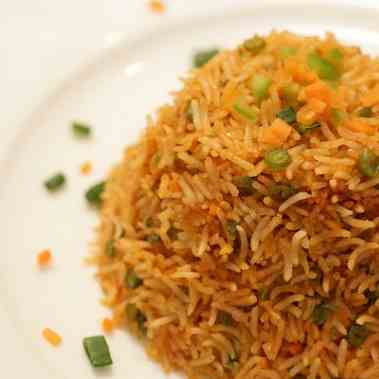  Vegetarian Fried Rice (Gujarati)