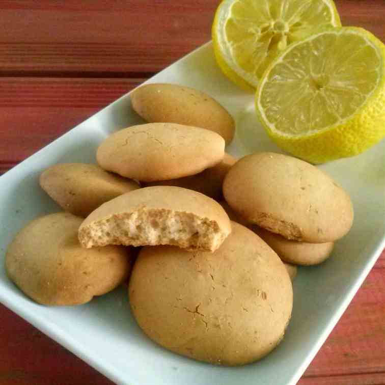 Homemade cookies lemon.