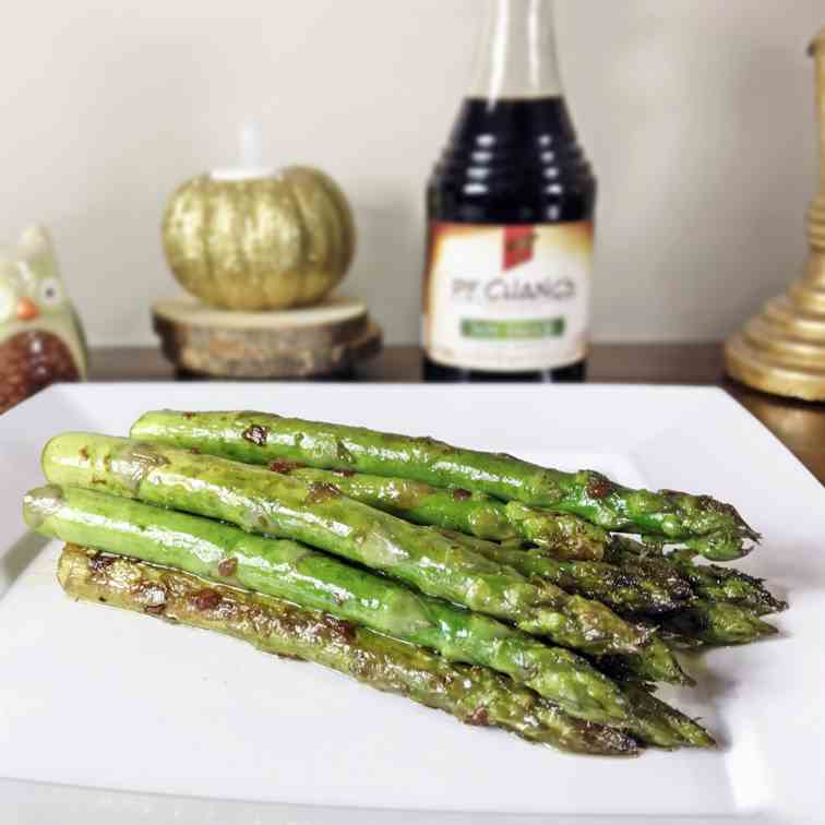 Pan Seared Asparagus With Soy Sauce
