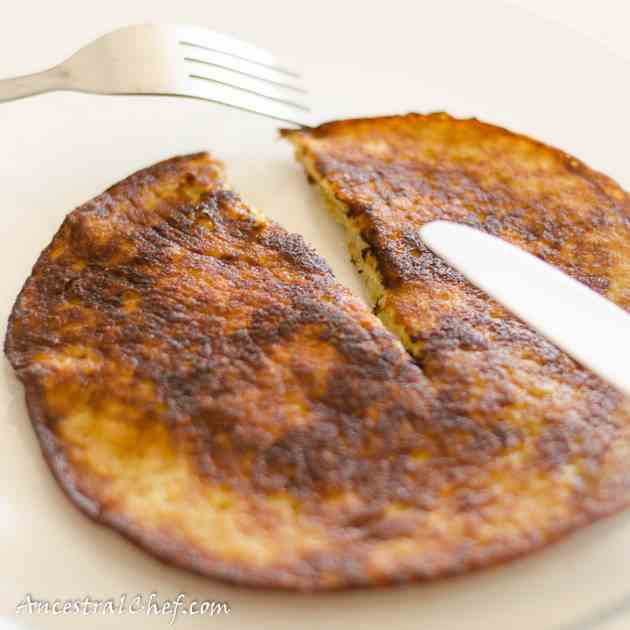 2-Ingredient Pancake (Gluten-free, Paleo)