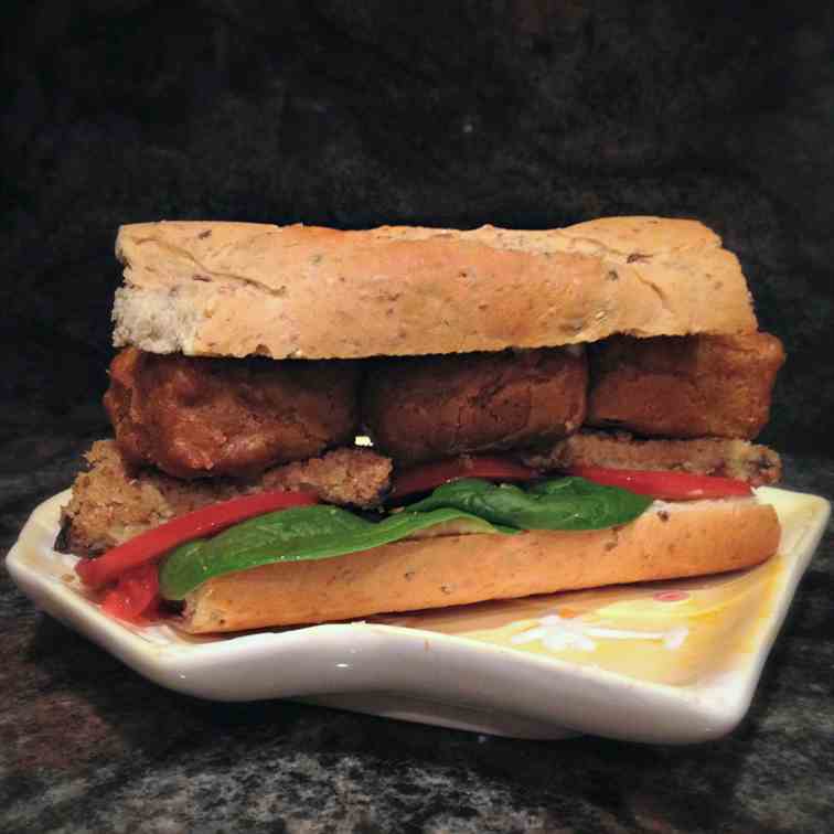 NOLA Vegan Poboy Sandwiches