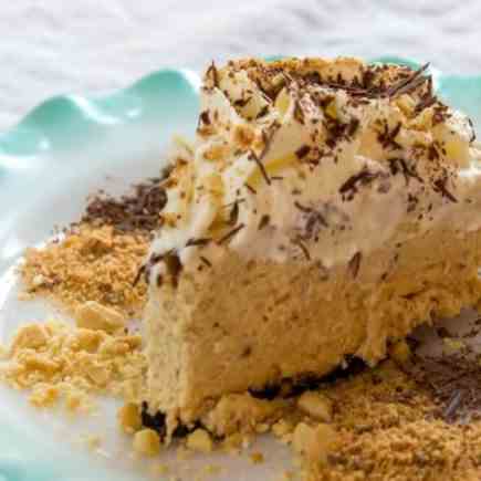 Ought To Be Illegal Butterfinger Pie  