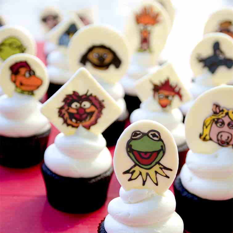 Muppets Cupcake Tutorial - Recipe