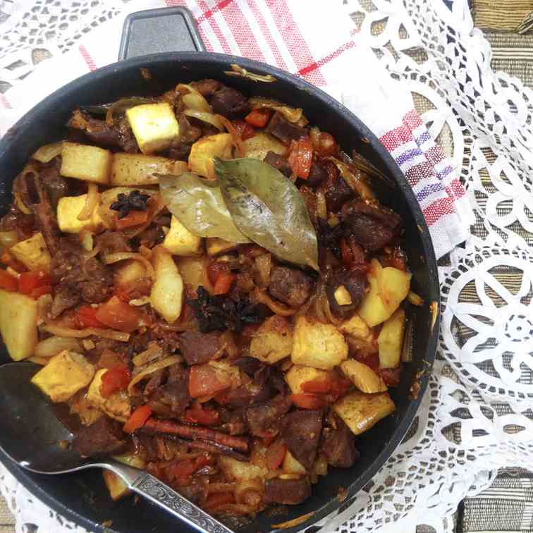 Indonesian Beef Tongue Stew