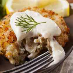 Crab and Fish Fritters