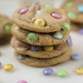Soft and Chewy M&M Easter Cookies