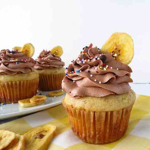 Chcolate Banana Cupcakes
