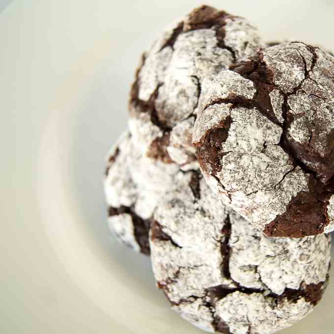 Triple Chocolate Meringue Cookies