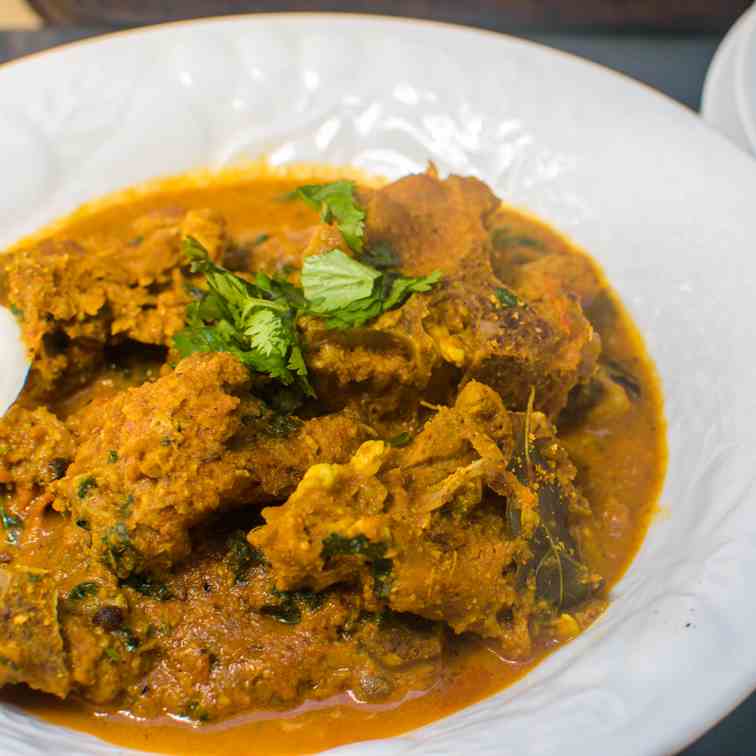 Chettinad Mutton - Chettinad Goat Curry