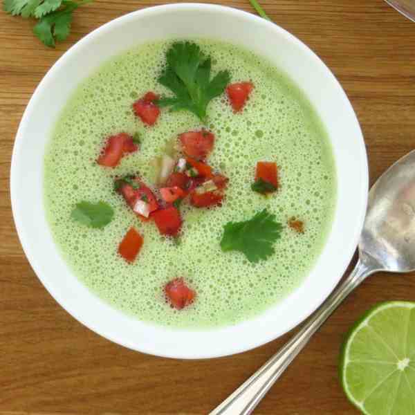 chilled cucumber soup