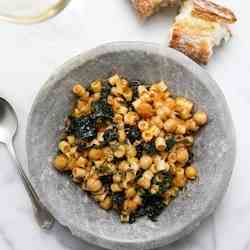 Ditalini with Chickpeas
