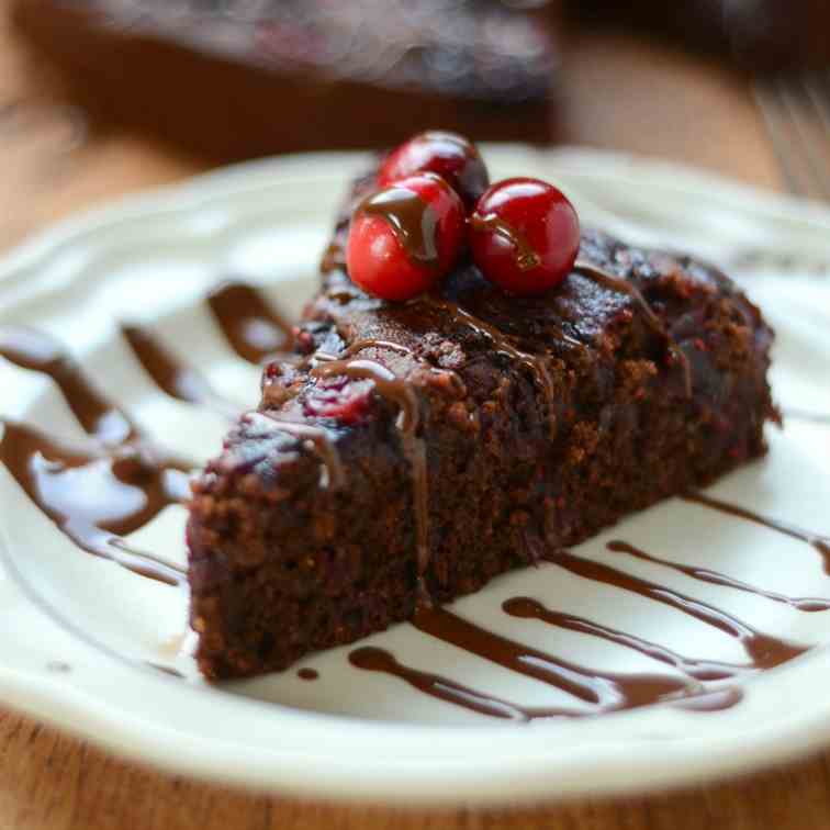 Chocolate Cranberry Cake