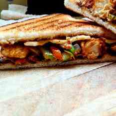 Chicken fajita sandwich