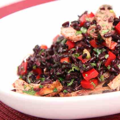 Turkey and Black Rice Salad Recipe