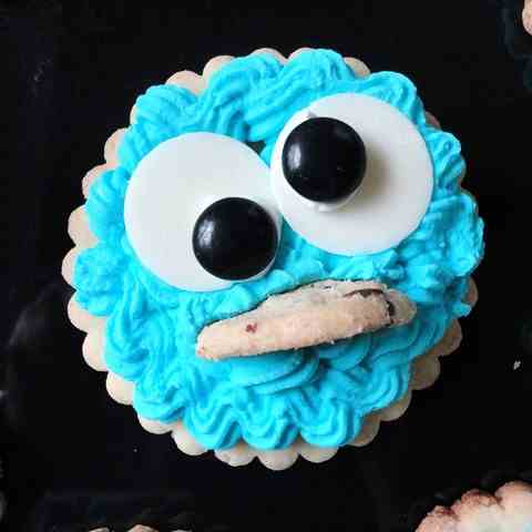 Cookie Monster Sugar Cookies
