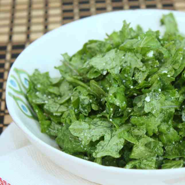 Kale Salad with Lemon - Pecorino