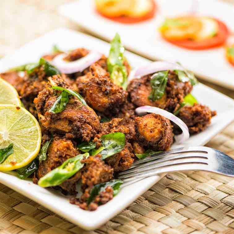 Kerala Street Food Style Chicken Fry