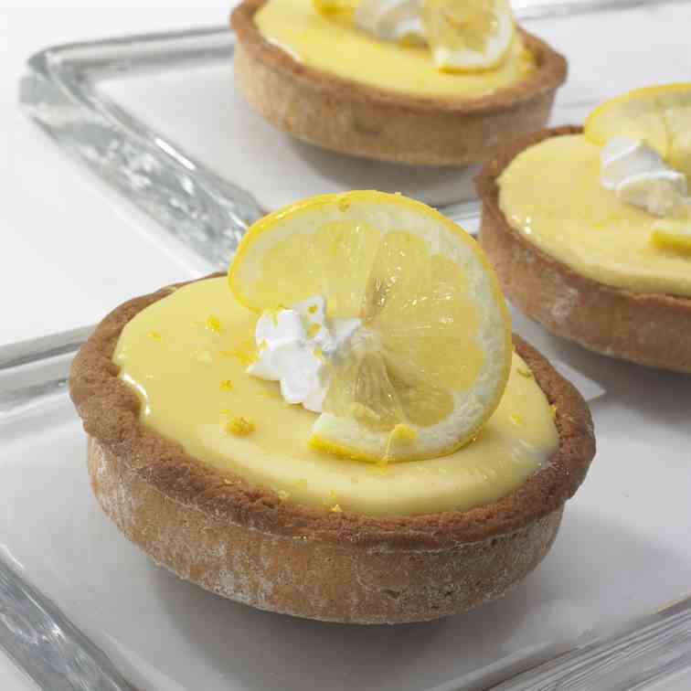 British lemon tarts in the Air Fryer