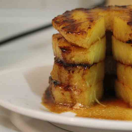 Grilled Pineapple with Brown Sugar