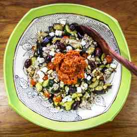 Buckwheat and Roasted Vegetable Salad