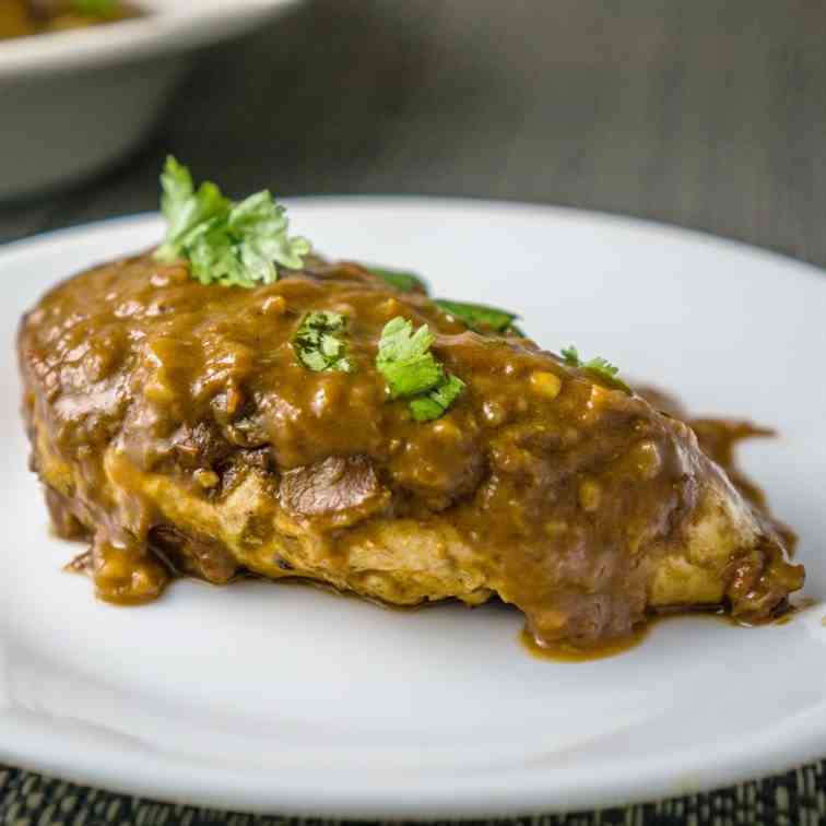 Chicken with Chocolate Mole Sauce
