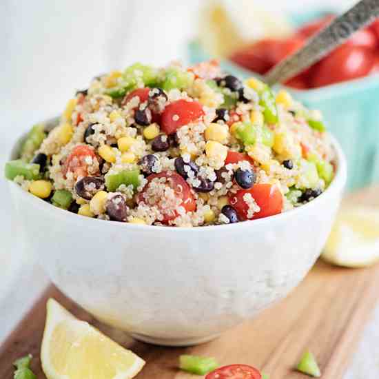 Rainbow Quinoa Power Salad
