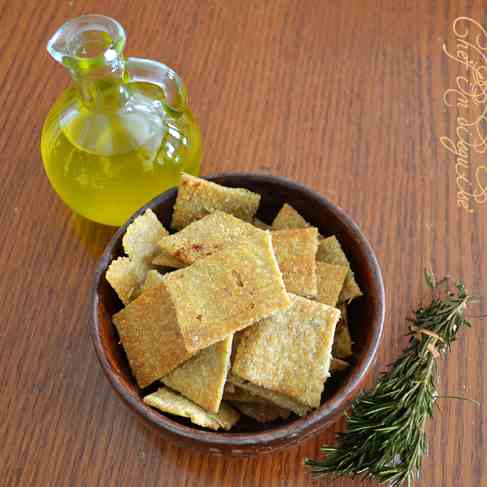 olive oil rosemary wheat thins