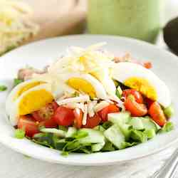 Chef’s Salad with Avocado Ranch Dressing