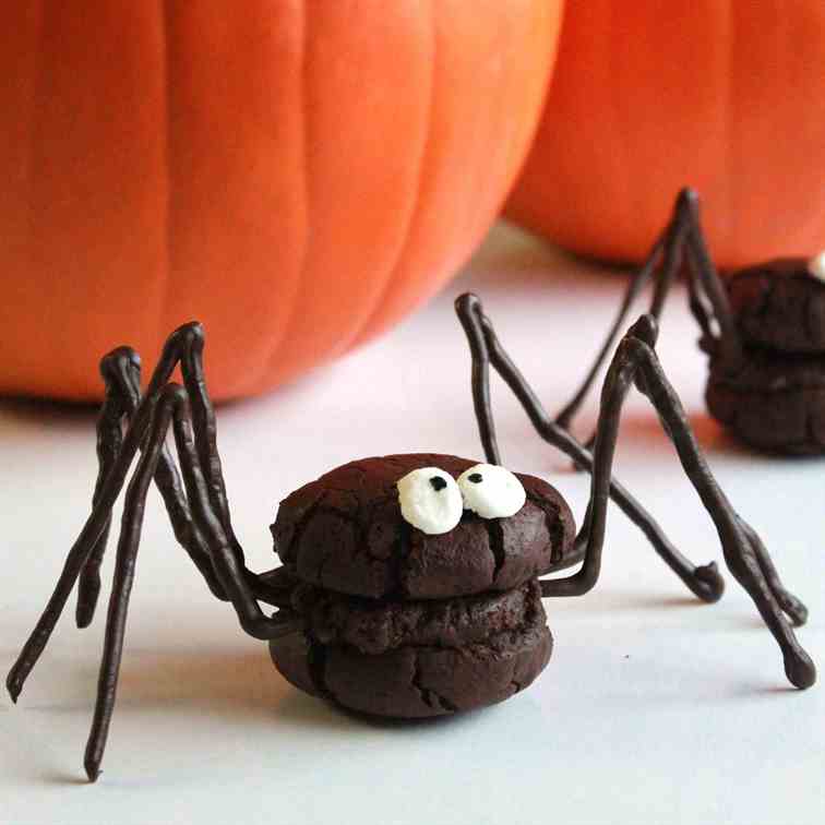 Halloween Spider Whoopie Pie