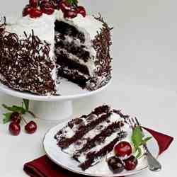black forrest cherry cake
