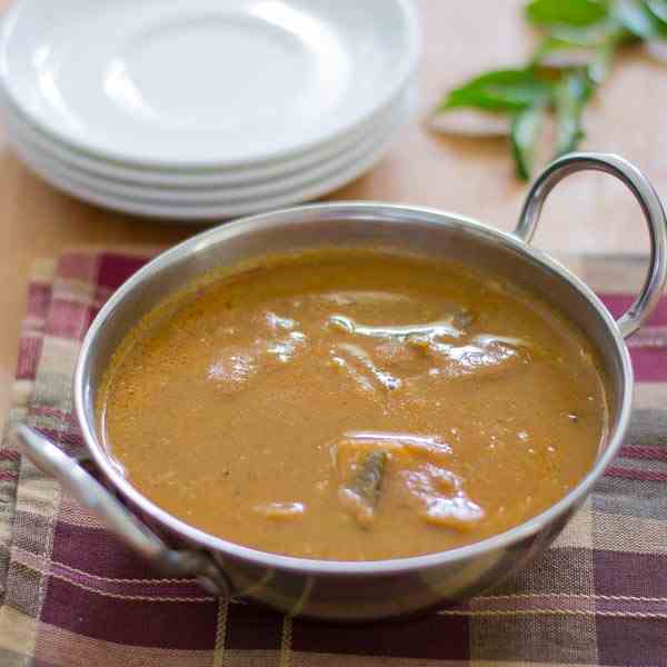 South Indian Chettinad fish curry
