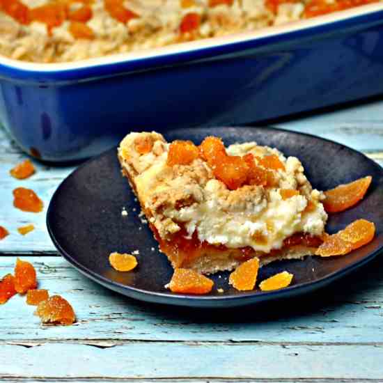 French Apricot Cream Cheese Bars