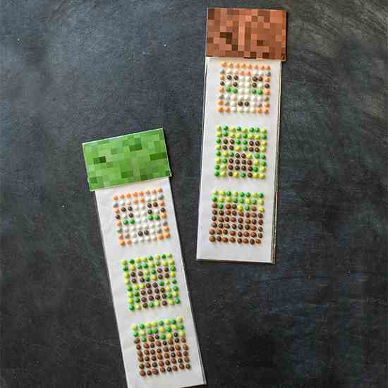 Homemade Minecraft Candy Buttons