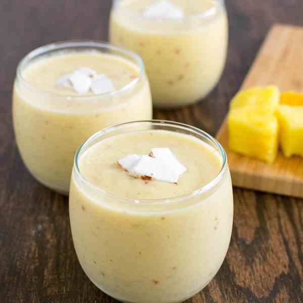 Pineapple Coconut Tropical Smoothie