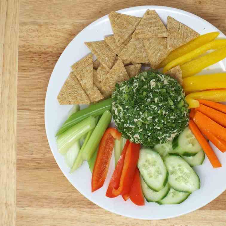 Vegan Cheese Ball with Herbs